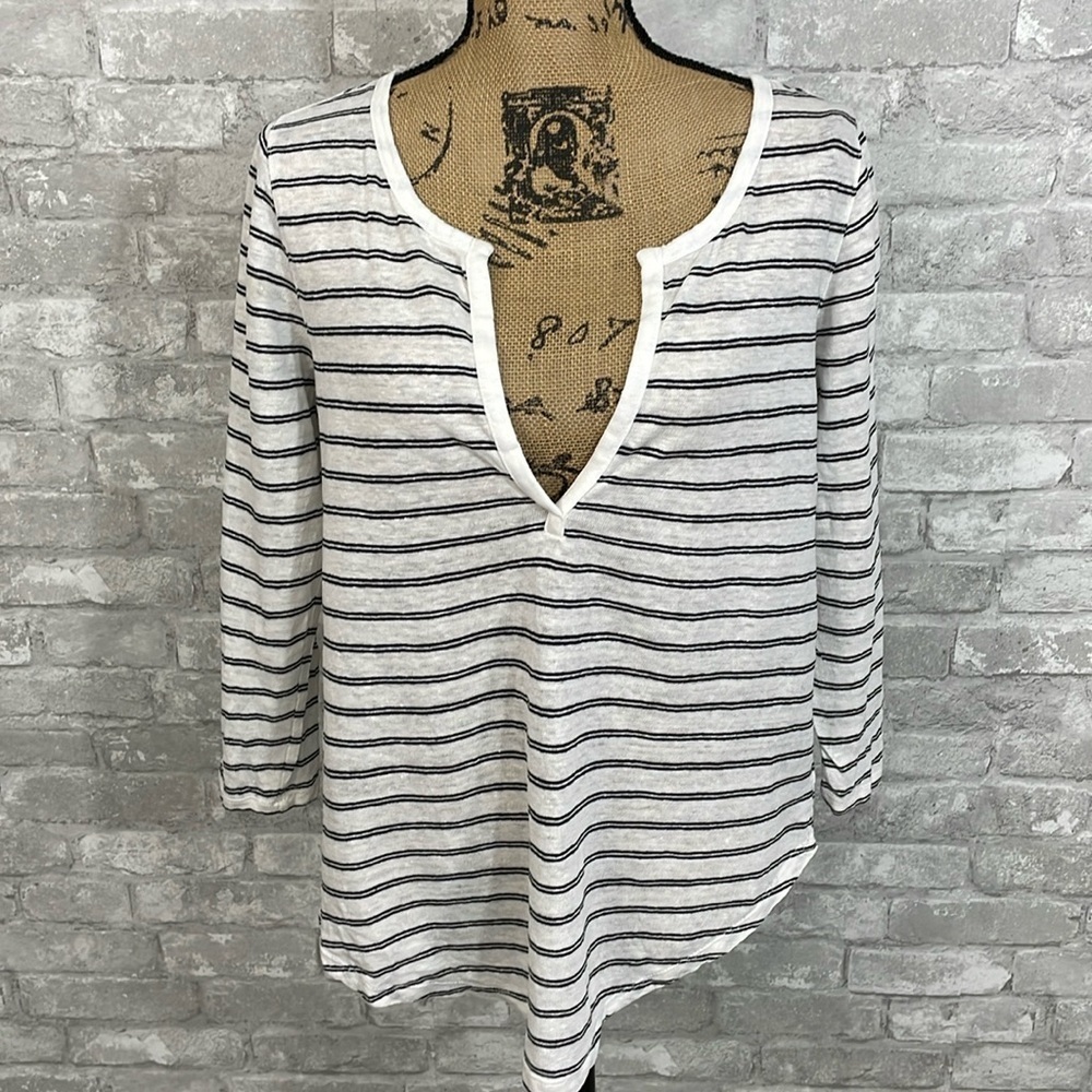 Athleta WIDE STRIPE ZEPHYR TOP